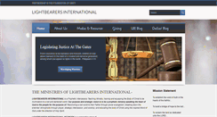 Desktop Screenshot of lightbearersinternational.org